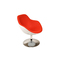 Design Sessel SOLLY -  wei&szlig; und  rot 
