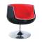 Design Sessel / Stuhl BRADY - schwarz und rot