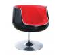 Design Sessel / Stuhl BRADY - schwarz und rot