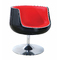 Design Sessel / Stuhl BRADY - schwarz und rot
