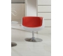 Design Sessel / Stuhl BRADY - schwarz und rot