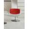 Design Sessel / Stuhl BRADY - schwarz und rot