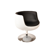 Design Sessel / Stuhl BRADY - schwarz und wei&szlig; image pub1