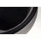 Design Sessel / Stuhl STANLEY - silbern und schwarz - aus ABS und Polyurethan 