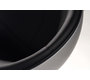 Design Sessel / Stuhl STANLEY - silbern und schwarz - aus ABS und Polyurethan 