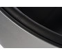 Design Sessel / Stuhl STANLEY - silbern und schwarz - aus ABS und Polyurethan 