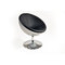 Design Sessel / Stuhl STANLEY - silbern und schwarz - aus ABS und Polyurethan 