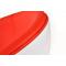 Design Sessel / Stuhl STANLEY - wei&szlig; und rot aus ABS und Polyurethan 