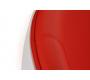 Design Sessel / Stuhl STANLEY - wei&szlig; und rot aus ABS und Polyurethan 