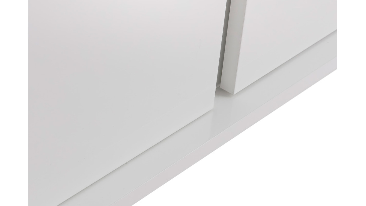 Design-Sideboard glnzend wei lackiert L180 cm COMO