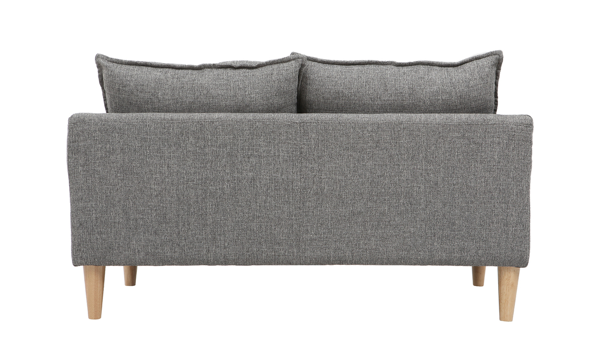 Design-Sofa 2 Pltze Grau KATE