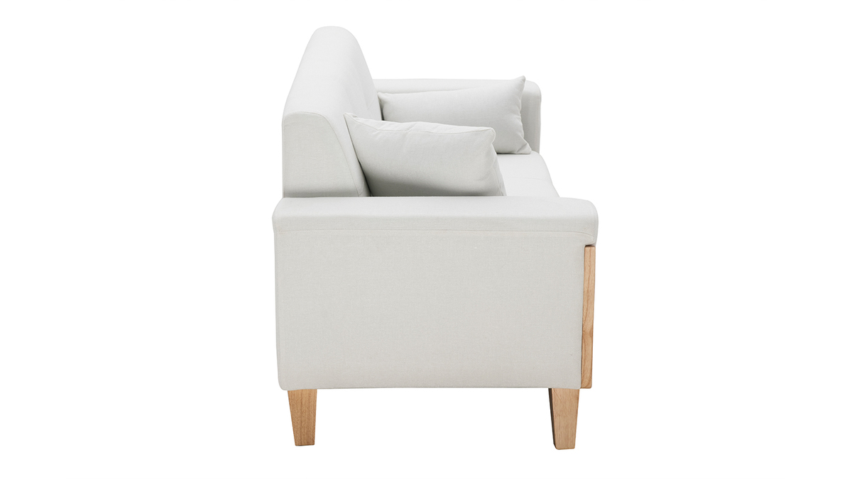 Design-Sofa 3 Pltze Altwei Holzbeine FJORD
