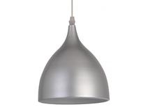 Design-Stehlampe DROP aus Metall � silber