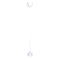 Design-Stehlampe DROP aus Metall �  weiss 