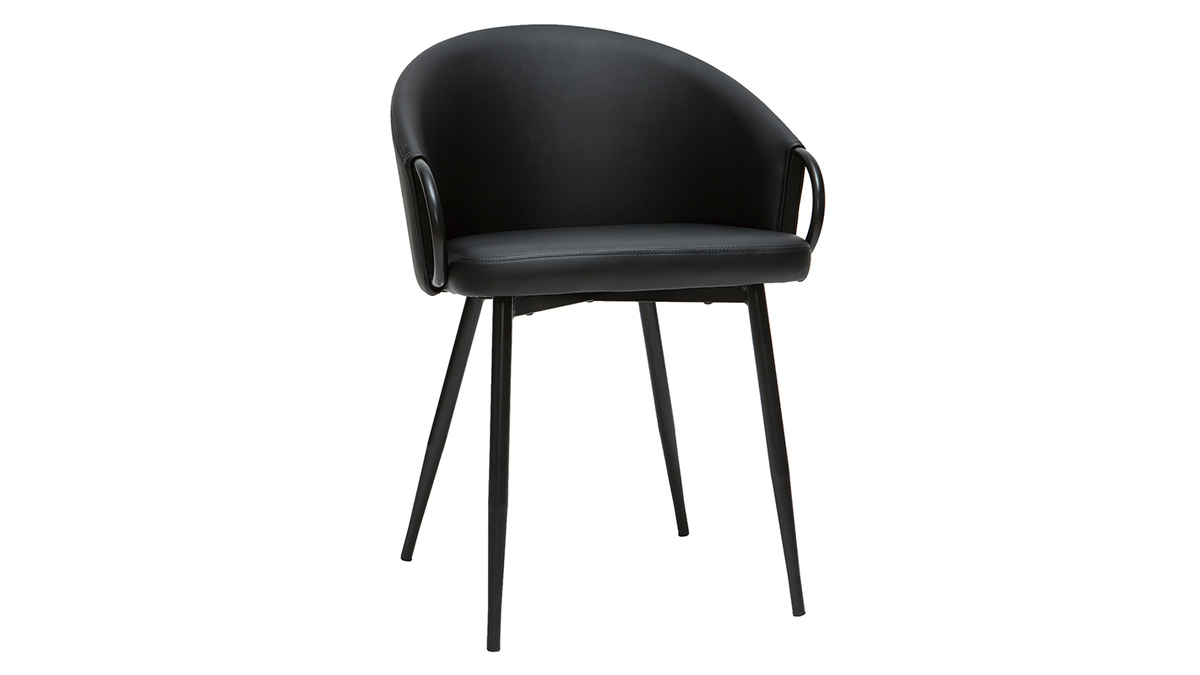 Design-Stuhl schwarz PRECIO