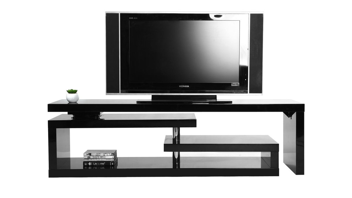 Design-TV-Mbel drehbar MAX V2 Schwarz