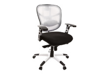 Ergonomischer B&uuml;rosessel UP TO YOU schwarz und orange