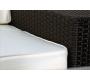 Gartensitzgruppe BORA BORA � 2 Sessel, 1 zweisitzige Couch & 1 Couchtisch � Farbe : Kakao