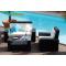 Gartensitzgruppe BORA BORA � 2 Sessel, 1 zweisitzige Couch & 1 Couchtisch � Farbe : Kakao