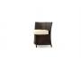 Gartensitzgruppe FIDJI � 4 Gartenst&uuml;hle � 1 Gartentisch � Farbe : Kakao