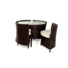 Gartensitzgruppe FIDJI � 4 Gartenst&uuml;hle � 1 Gartentisch � Farbe : Kakao image pub1