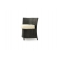 Gartensitzgruppe FIDJI � 4 Gartenst&uuml;hle � 1 Gartentisch � Farbe : schwarz