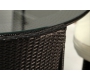 Gartensitzgruppe FIDJI � 4 Gartenst&uuml;hle � 1 Gartentisch � Farbe : schwarz image 6