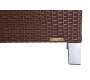 Gartensitzgruppe HAWAI � 2 Ecksessel & 1 Mittelsessel, 1 Couchtisch & 1 Ottoman � Farbe Kakao