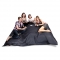 Graues Riesensitzkissen aus Polyester FAMILY MILIBAG 