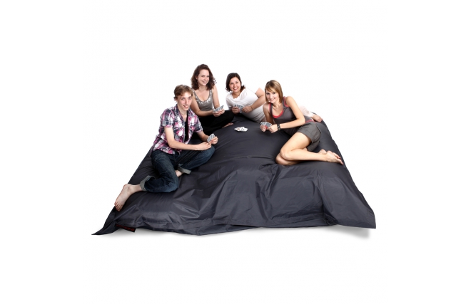 Graues Riesensitzkissen aus Polyester FAMILY MILIBAG 