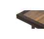 Industrielle hohe Konsole aus Holz und Metall ATELIER
