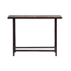 Industrielle hohe Konsole aus Holz und Metall ATELIER