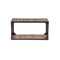 Industrieller Couchtisch aus Metall und massivem Holz ATELIER