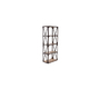 Industrielles Regal aus massivem Holz und Metall ATELIER
