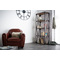 Industrielles Regal aus massivem Holz und Metall ATELIER