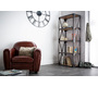 Industrielles Regal aus massivem Holz und Metall ATELIER