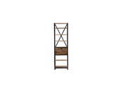 Industrielles Regal aus massivem Holz und Metall ATELIER