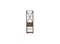 Industrielles Regal aus massivem Holz und Metall ATELIER