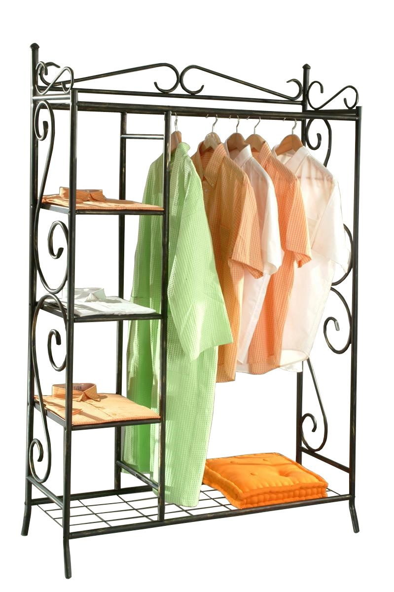 Kleiderschrank-Regal FLORENCE aus Stahl
