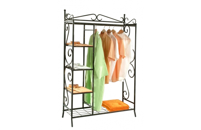 Kleiderschrank-Regal FLORENCE aus Stahl