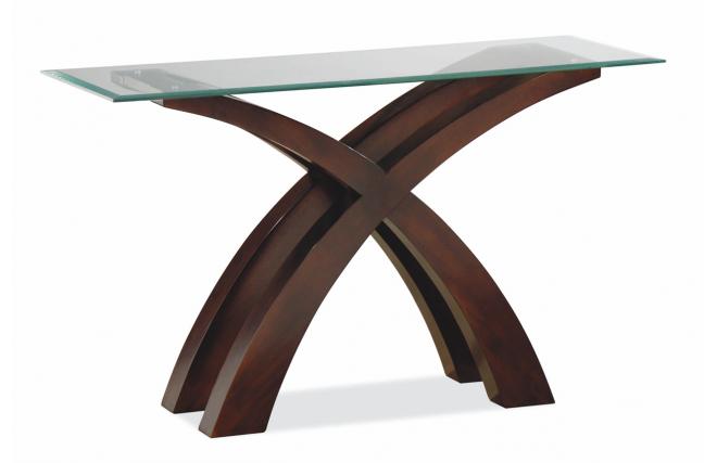 Konsole NICOLAS aus malaysiche Eiche - Farbe Wenge