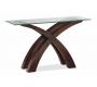 Konsole NICOLAS aus malaysiche Eiche - Farbe Wenge