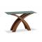 Konsole NICOLAS aus malaysiche Eiche - Farbe Wenge