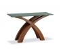 Konsole NICOLAS aus malaysiche Eiche - Farbe Wenge