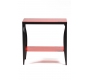Konsole / Sideboard  BAROCA - rot - aus lackiertem Stahl und geh&auml;rtetem Glas
