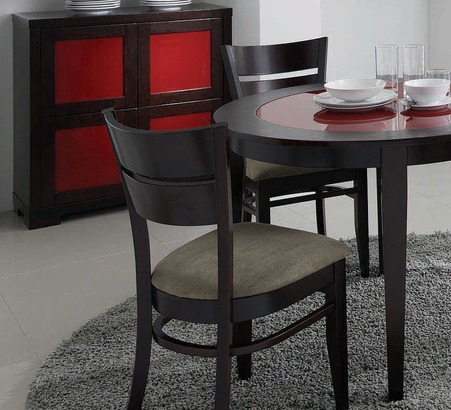 K&uuml;chenst&uuml;hle / Esszimmerst&uuml;hle GRACE - Farbe Wenge - Satz von 2 
