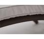 Liegestuhl / Gartenliege BERMUDES � schwarz