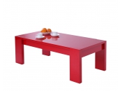 Moderner roter Couchtisch LILOU 