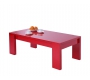 Moderner roter Couchtisch LILOU 