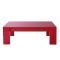 Moderner roter Couchtisch LILOU 